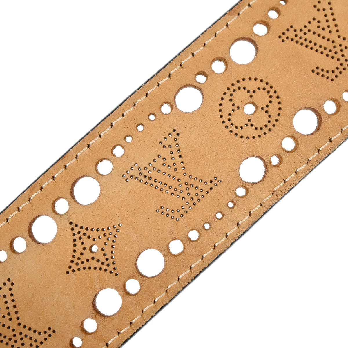 Louis Vuitton Black Nomade Phoenix Punching Belt M9679T #95/38 Small Good