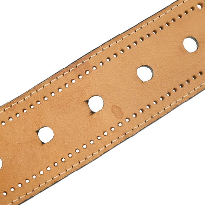 Louis Vuitton Black Nomade Phoenix Punching Belt M9679T #95/38 Small Good