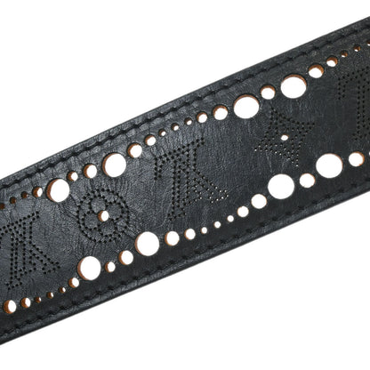 Louis Vuitton Black Nomade Phoenix Punching Belt M9679T #95/38 Small Good