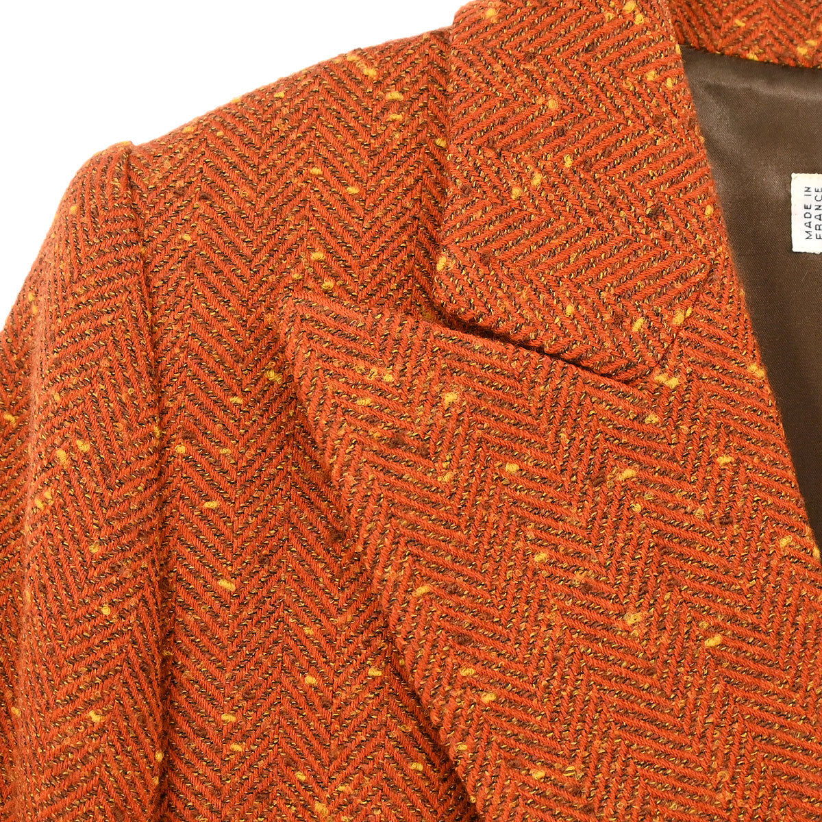 Yves Saint Laurent Setup Suit Jacket Skirt Brown #36