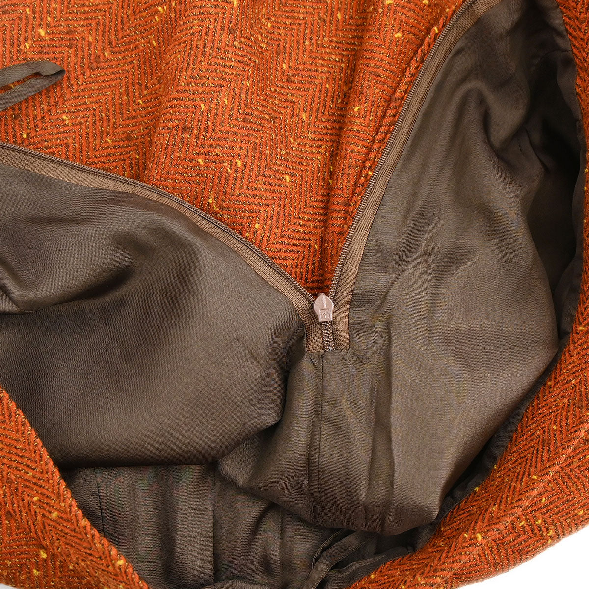 Yves Saint Laurent Setup Suit Jacket Skirt Brown #36