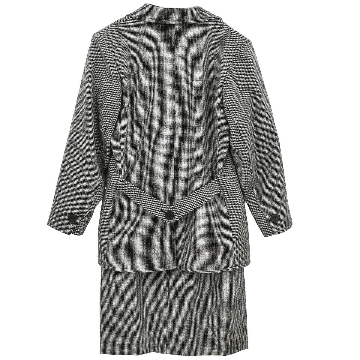 Yves Saint Laurent Setup Suit Jacket Skirt Gray #38