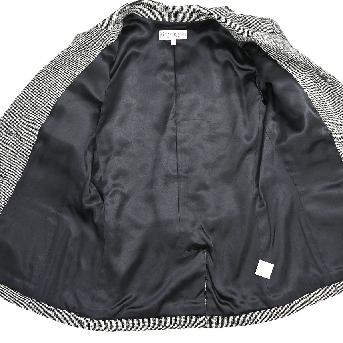 Yves Saint Laurent Setup Suit Jacket Skirt Gray #38