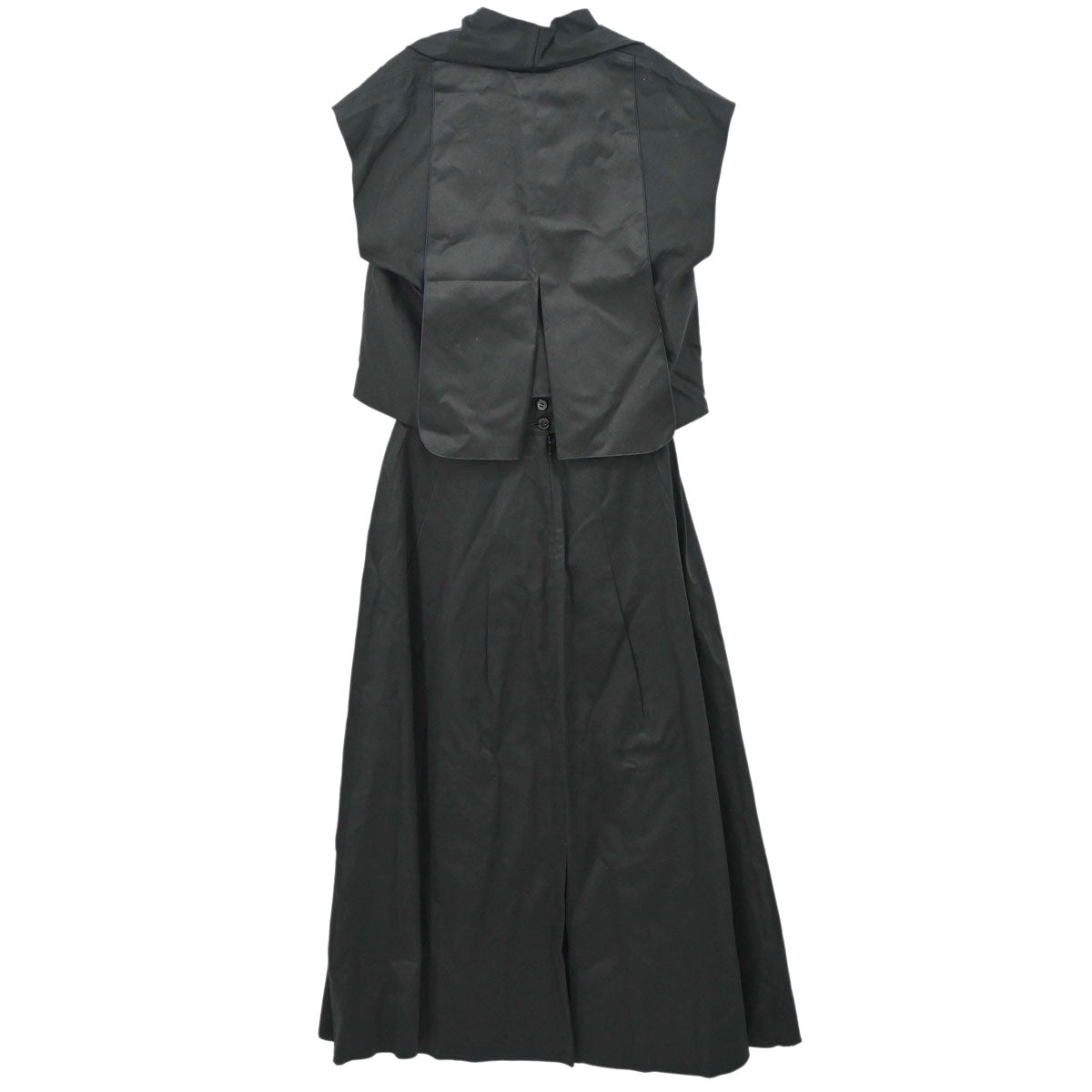 Chanel 1999 Setup Top Skirt Black #38 #36