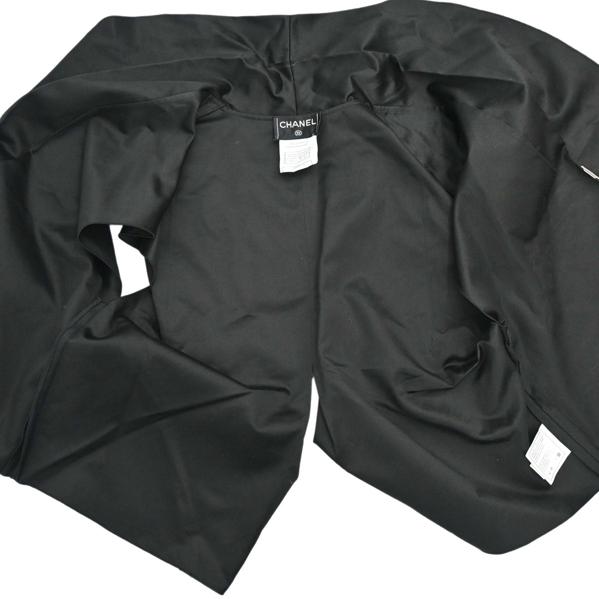 Chanel 1999 Setup Top Skirt Black #38 #36