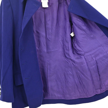 Celine Double Breasted Jacket Navy #42