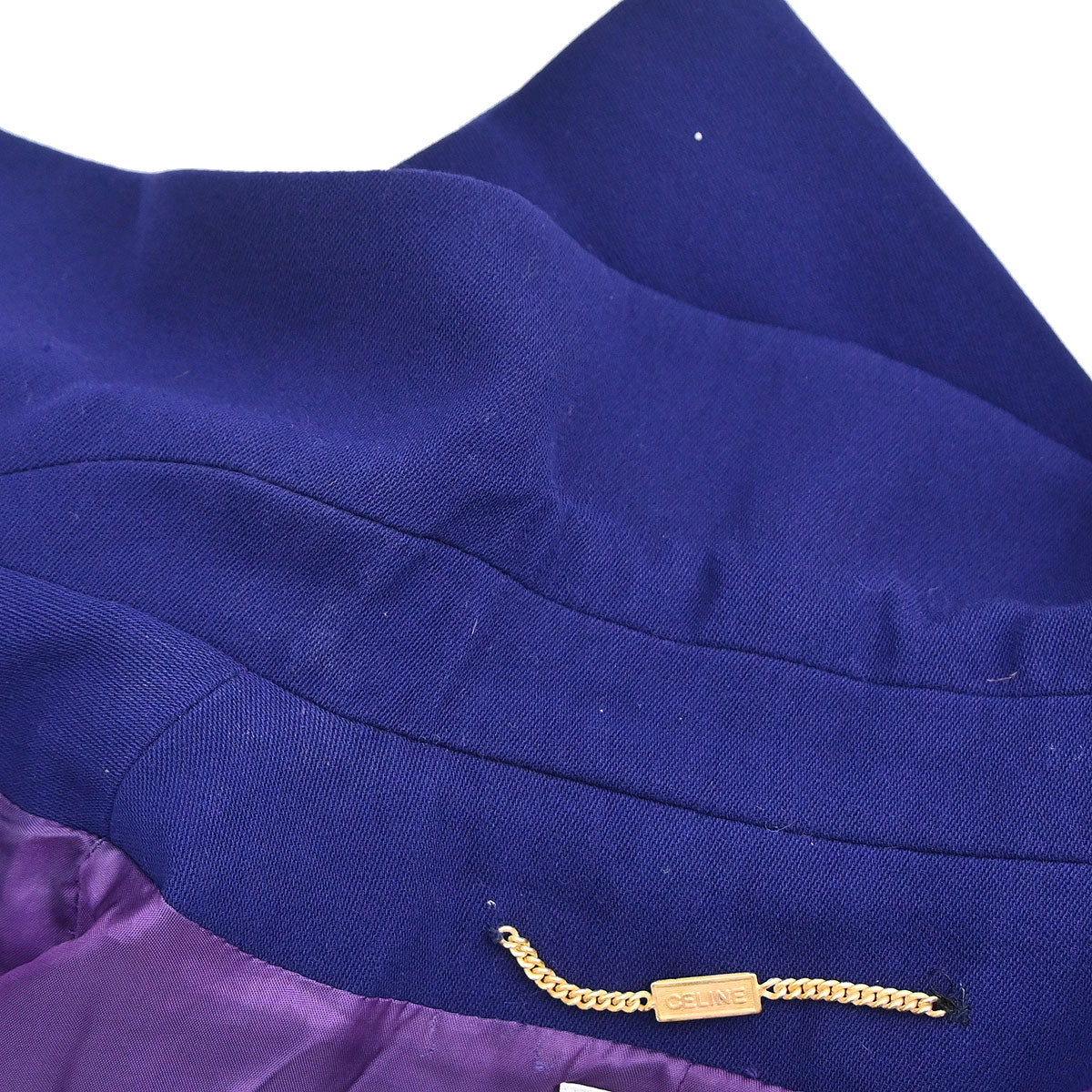 Celine Double Breasted Jacket Navy #42