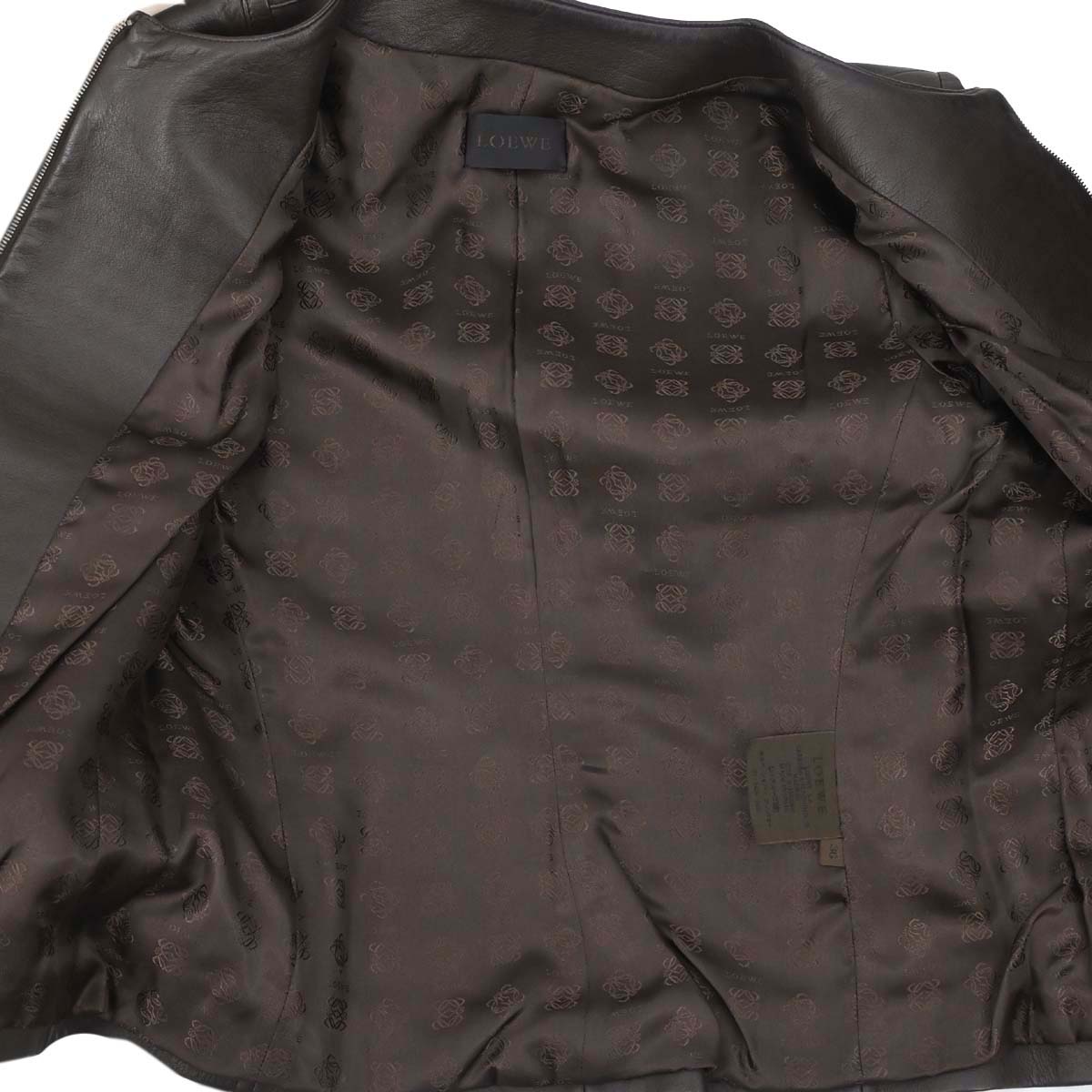 Loewe Zip Up Jacket Brown #36