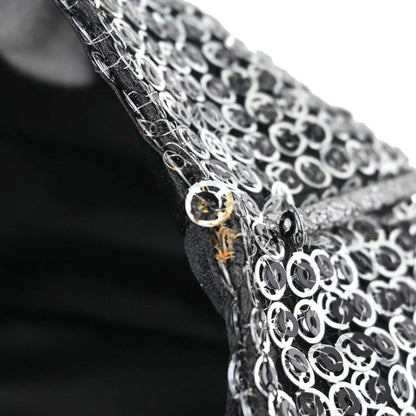 Chanel 2006-2008 Silver Sequins Shoulder Bag