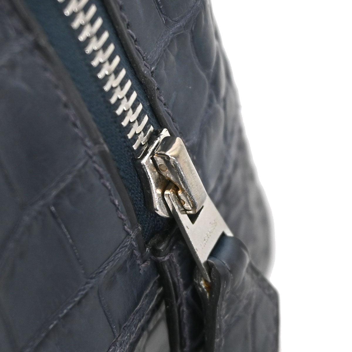 Hermes * Blue Marine Matt Niloticus Plume 28 Handbag