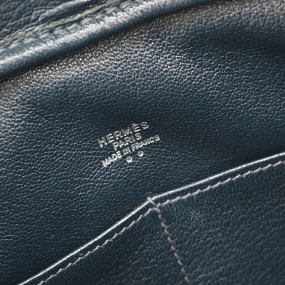 Hermes * Blue Marine Matt Niloticus Plume 28 Handbag