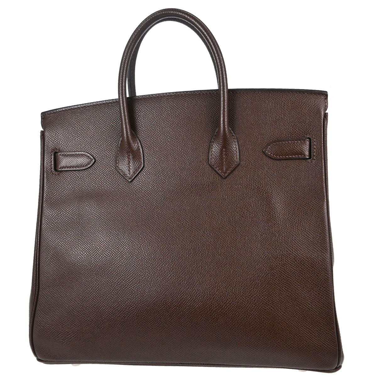Hermes Chocolat Epsom HAC Haut a Courroies 28 Handbag