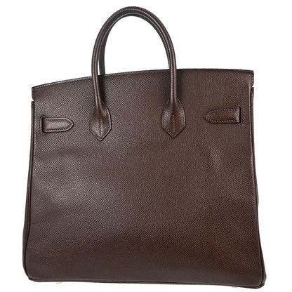 Hermes Chocolat Epsom HAC Haut a Courroies 28 Handbag