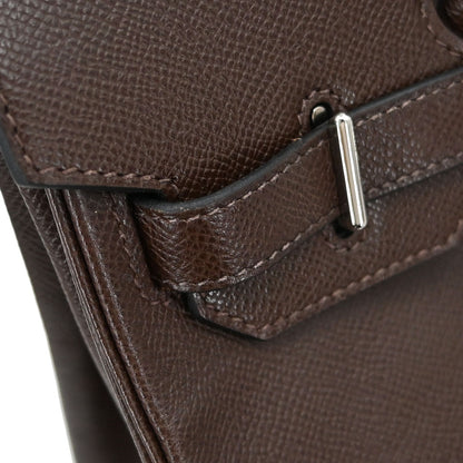 Hermes Chocolat Epsom HAC Haut a Courroies 28 Handbag