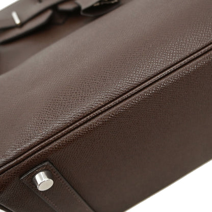 Hermes Chocolat Epsom HAC Haut a Courroies 28 Handbag