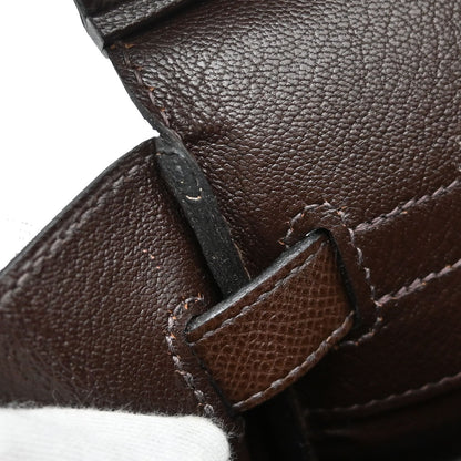 Hermes Chocolat Epsom HAC Haut a Courroies 28 Handbag