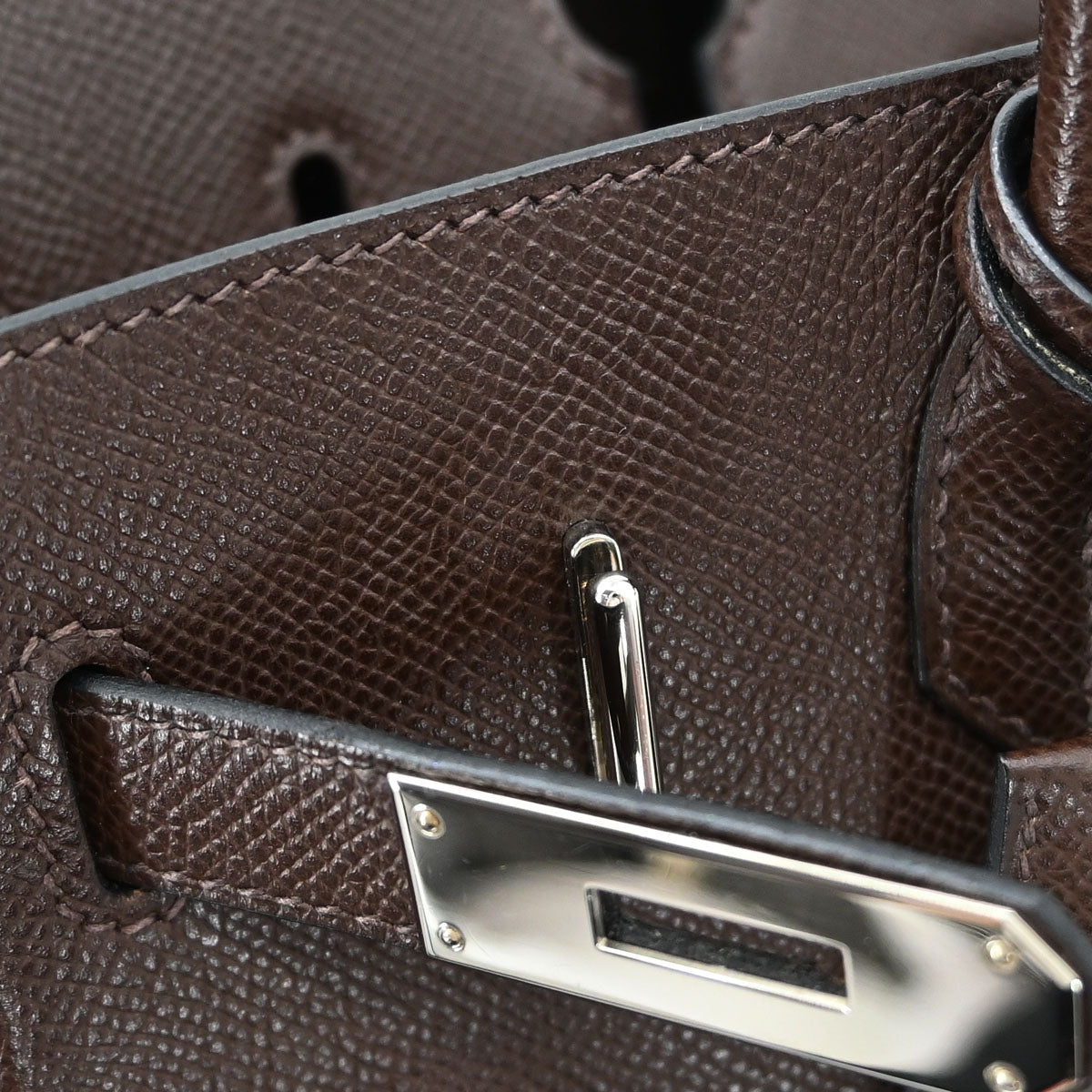 Hermes Chocolat Epsom HAC Haut a Courroies 28 Handbag