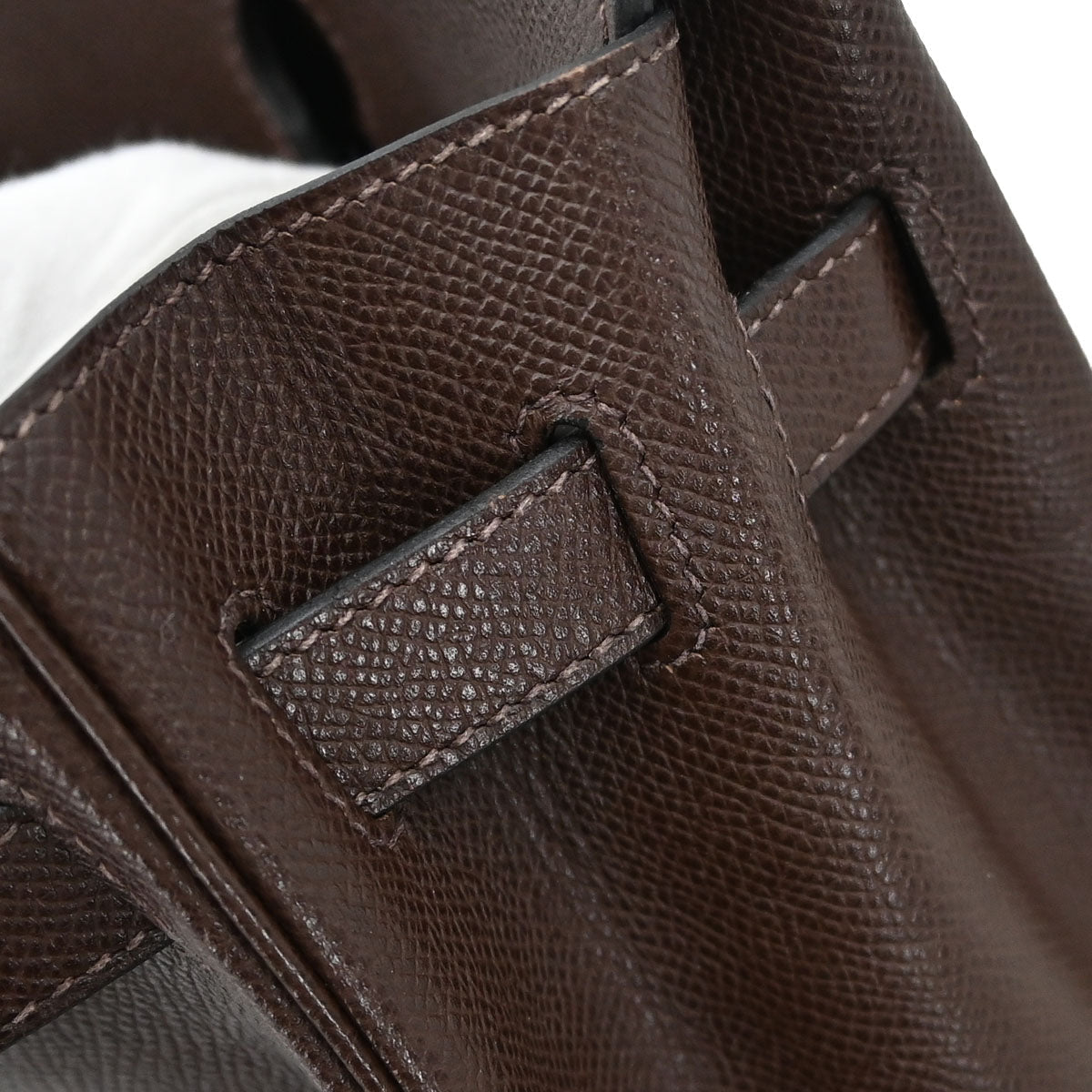 Hermes Chocolat Epsom HAC Haut a Courroies 28 Handbag