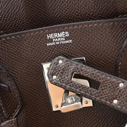 Hermes Chocolat Epsom HAC Haut a Courroies 28 Handbag