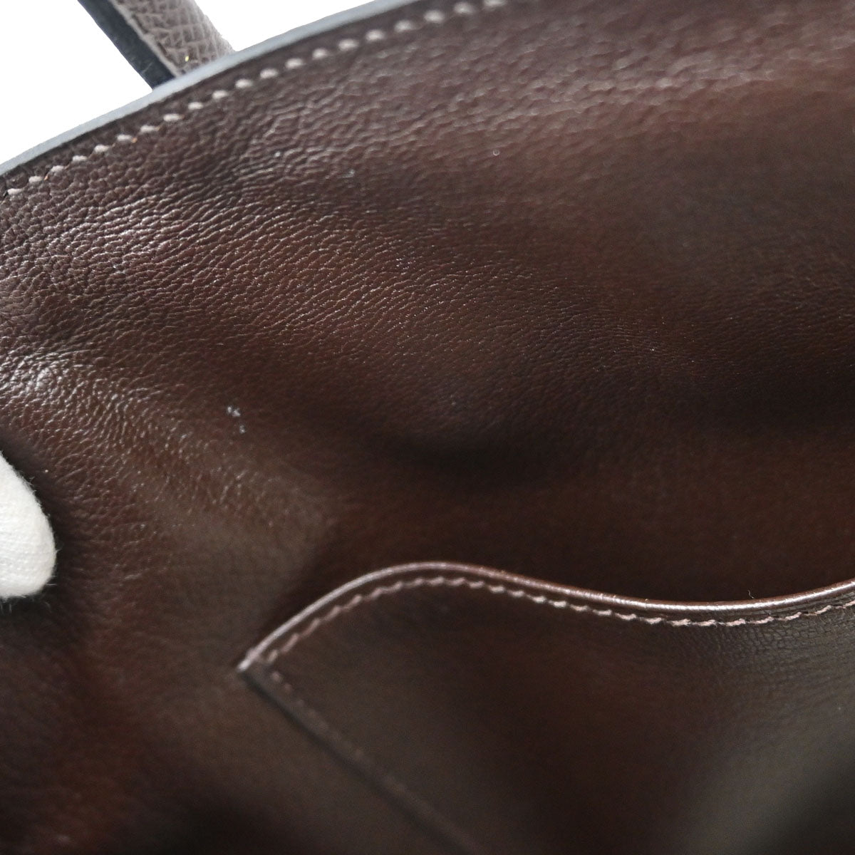 Hermes Chocolat Epsom HAC Haut a Courroies 28 Handbag