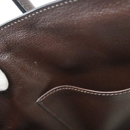 Hermes Chocolat Epsom HAC Haut a Courroies 28 Handbag