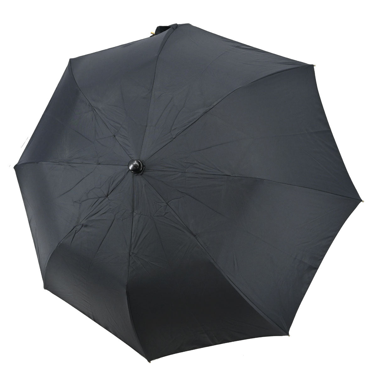 Chanel Black Folding Umbrella & Bag Set Small Good