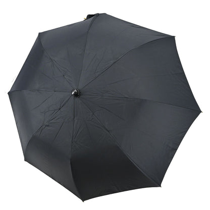 Chanel Black Folding Umbrella & Bag Set Small Good