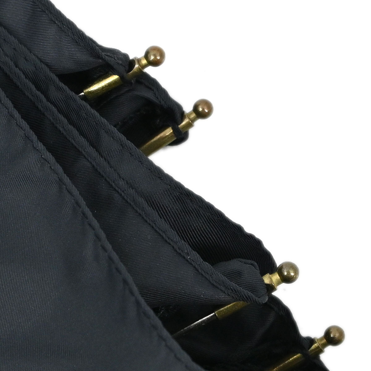 Chanel Black Folding Umbrella & Bag Set Small Good