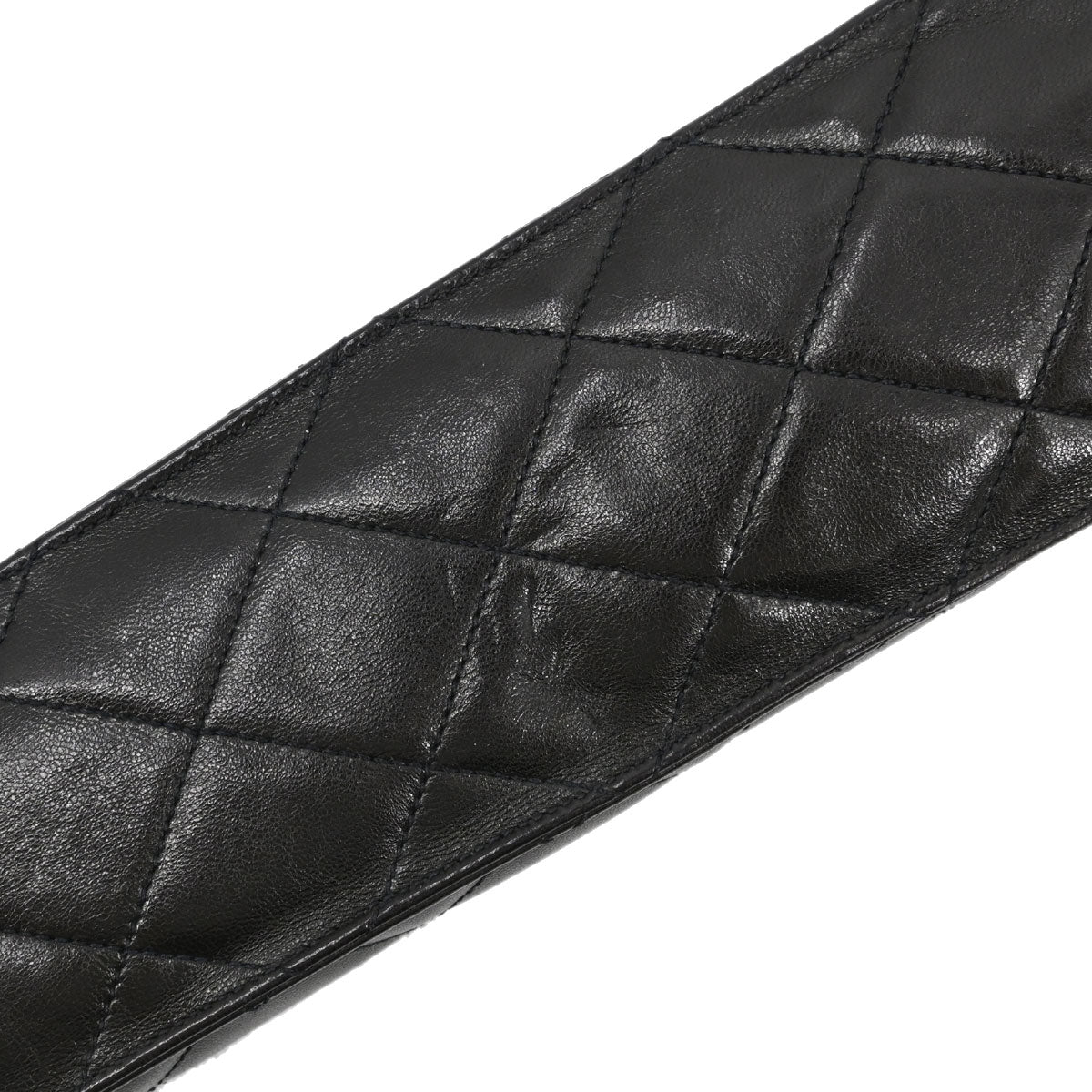 Chanel Black Folding Umbrella & Bag Set Small Good