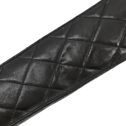 Chanel Black Folding Umbrella & Bag Set Small Good
