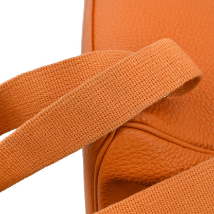 Hermes Orange Togo Kelly A Dos GM Backpack