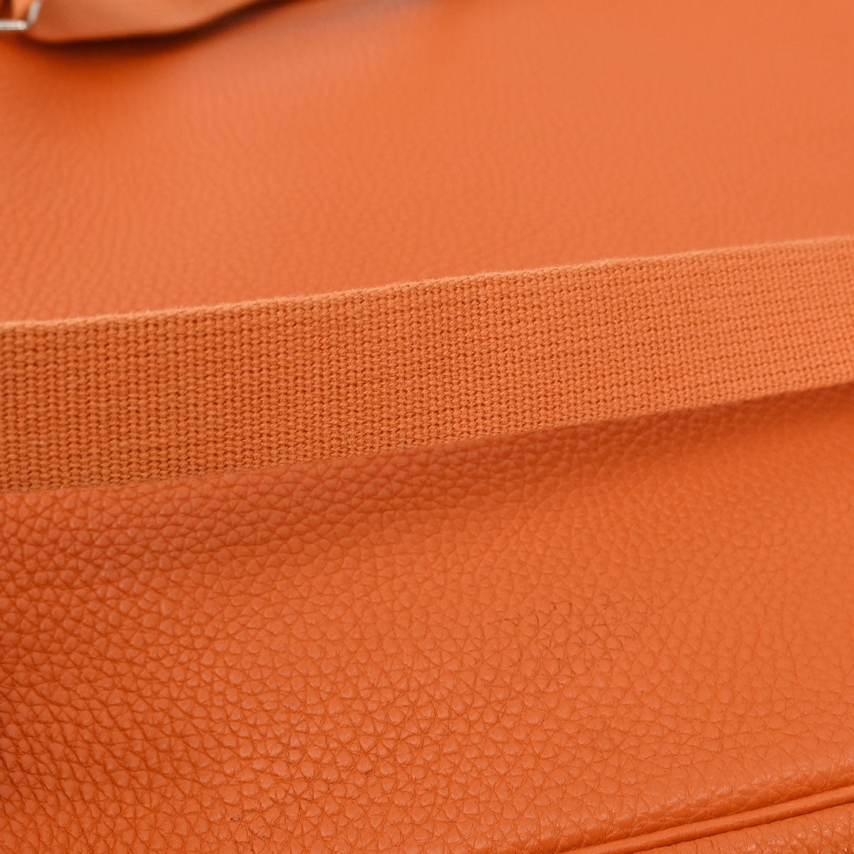 Hermes Orange Togo Kelly A Dos GM Backpack