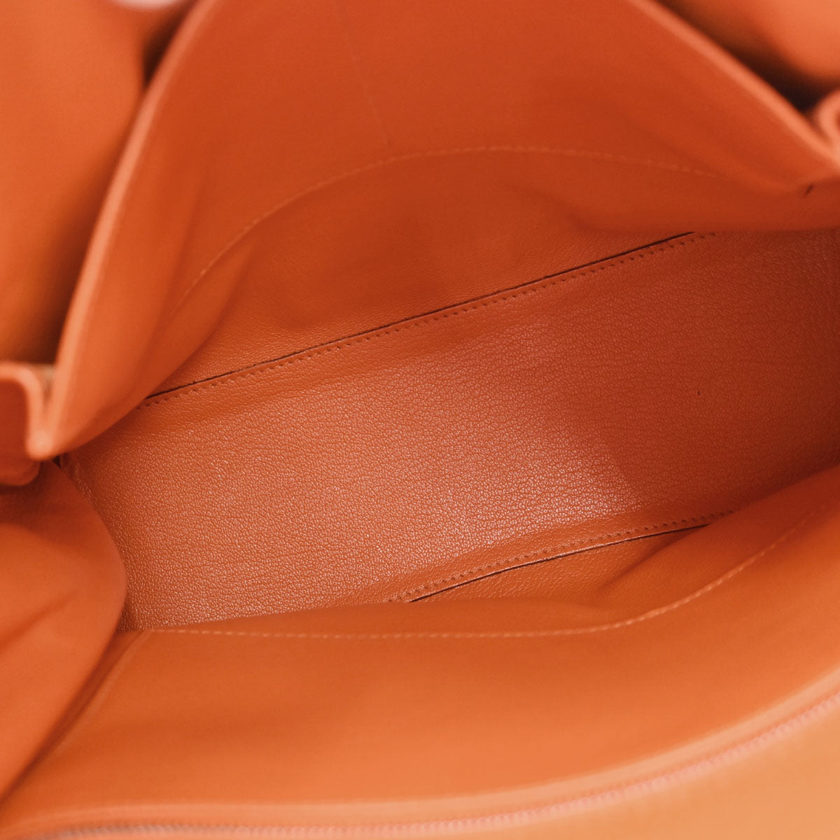 Hermes Orange Togo Kelly A Dos GM Backpack