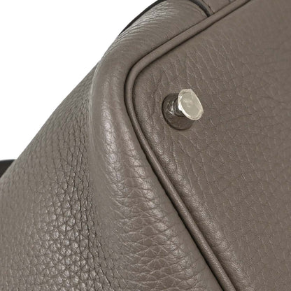 Hermes Etain Taurillon Clemence Picotin Lock 18 PM Handbag