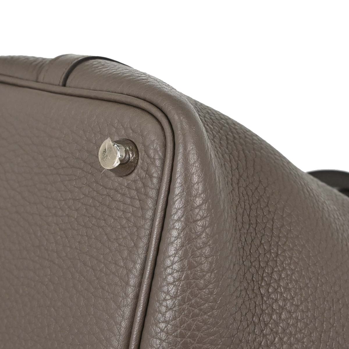 Hermes Etain Taurillon Clemence Picotin Lock 18 PM Handbag
