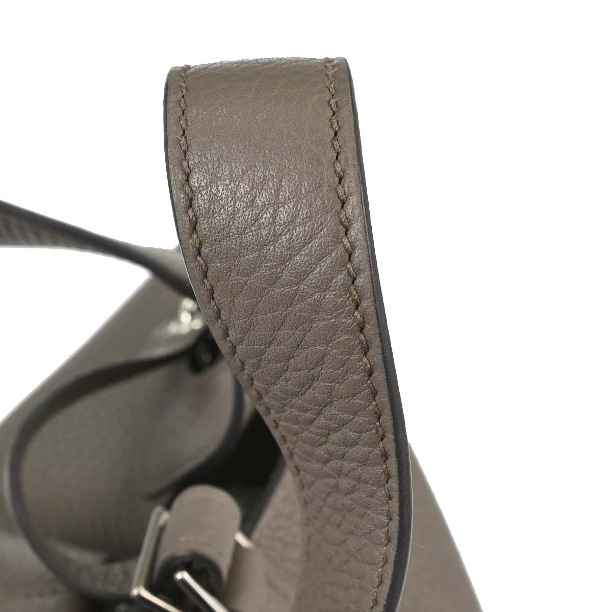 Hermes Etain Taurillon Clemence Picotin Lock 18 PM Handbag