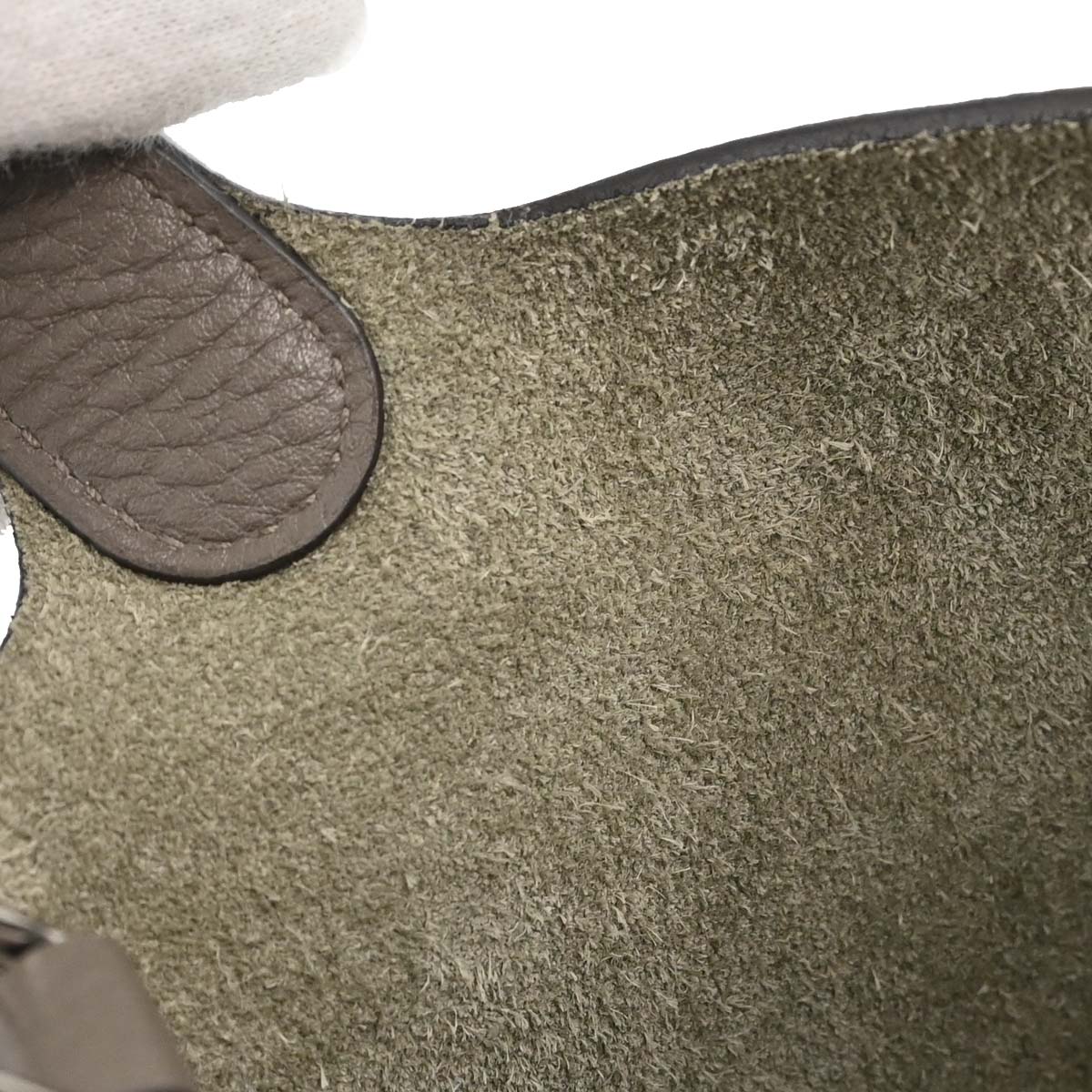 Hermes Etain Taurillon Clemence Picotin Lock 18 PM Handbag