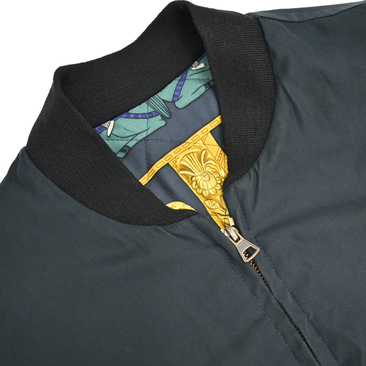 Hermes Torana Reversible Bomber Jacket Black #46