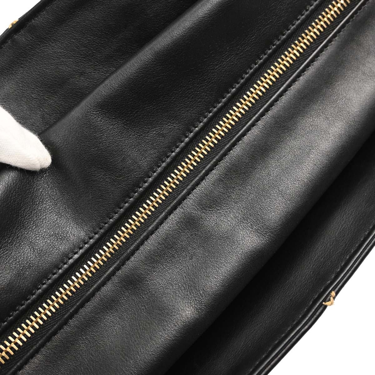 Chanel 2004-2005 Black Calfskin Wild Stitch Handbag