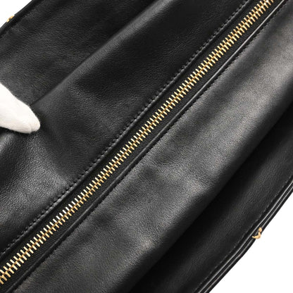 Chanel 2004-2005 Black Calfskin Wild Stitch Handbag