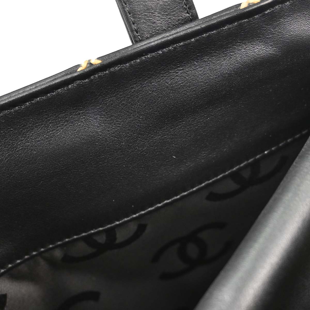 Chanel 2004-2005 Black Calfskin Wild Stitch Handbag