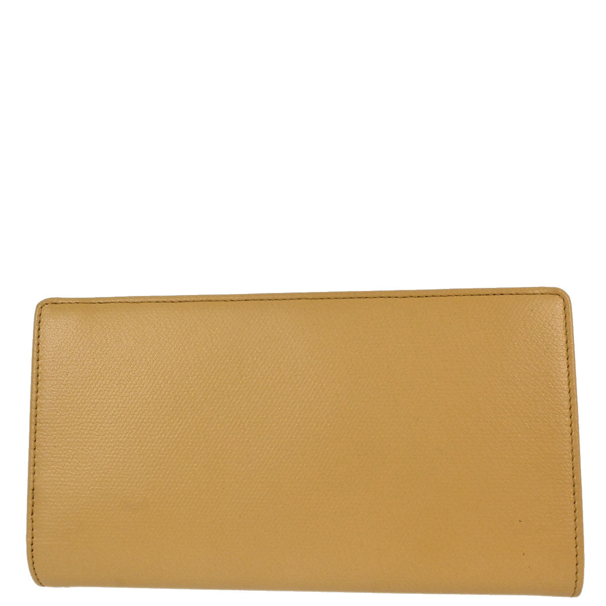 Chanel Beige Calfskin Bifold Long Wallet