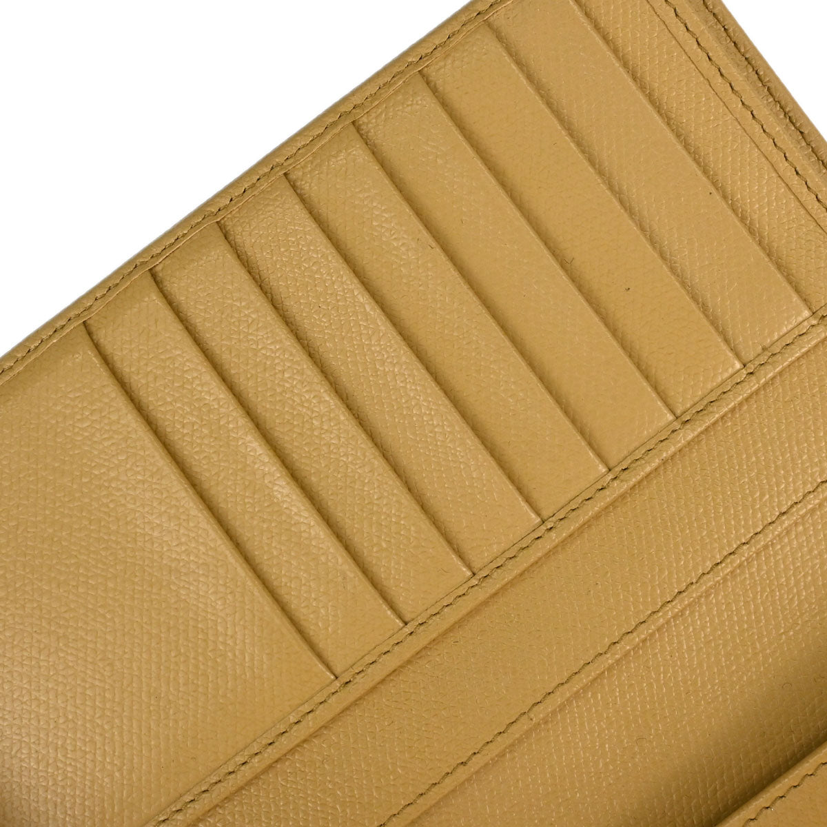 Chanel Beige Calfskin Bifold Long Wallet