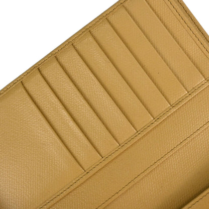 Chanel Beige Calfskin Bifold Long Wallet