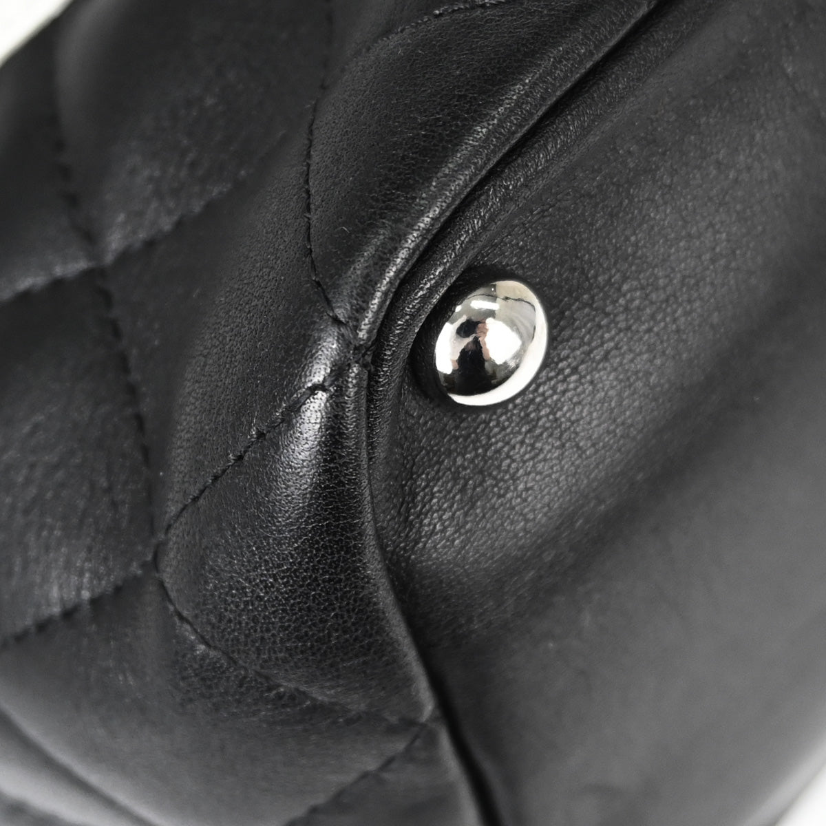 Chanel Black Calfskin Cambon Ligne Tote Handbag