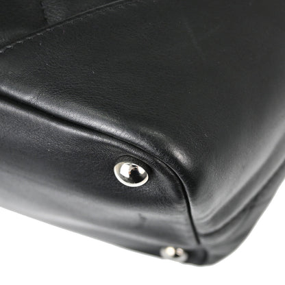 Chanel Black Calfskin Cambon Ligne Tote Handbag