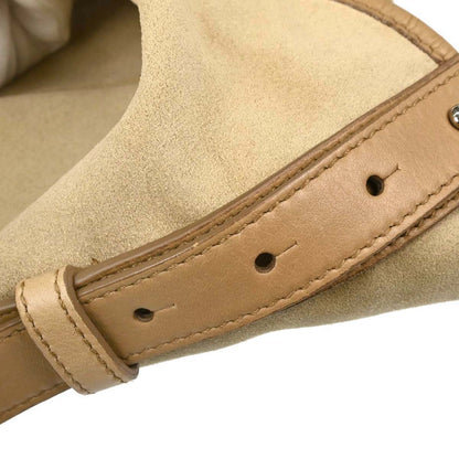 Yves Saint Laurent Beige Suede Medium Mombasa Handbag