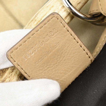 Yves Saint Laurent Beige Suede Medium Mombasa Handbag