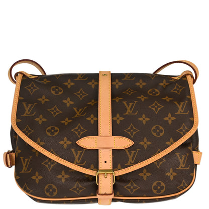 Louis Vuitton Monogram Saumur 30 Messenger Shoulder Bag M42256