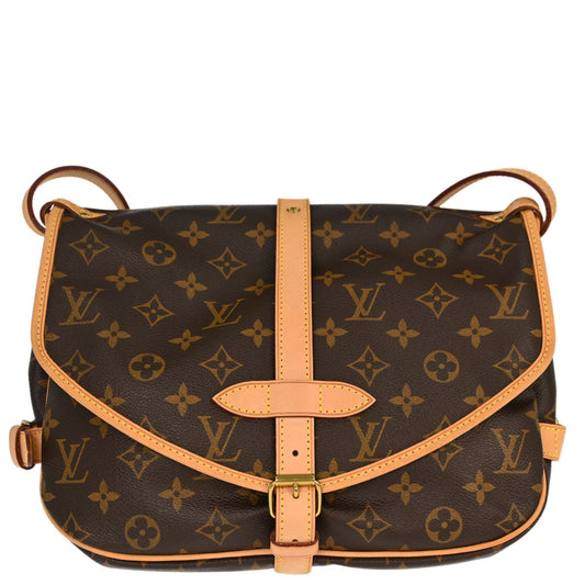Louis Vuitton Monogram Saumur 30 Messenger Shoulder Bag M42256
